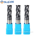 Solid Carbide 4flutes Roughing End Mill untuk Baja